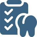 Dental checklist icon